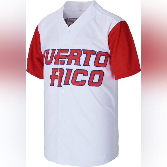 New w/ Tags Mens Roberto Clemente Puerto Rico Baseball Jersey Multiple S… - Picture 4 of 5